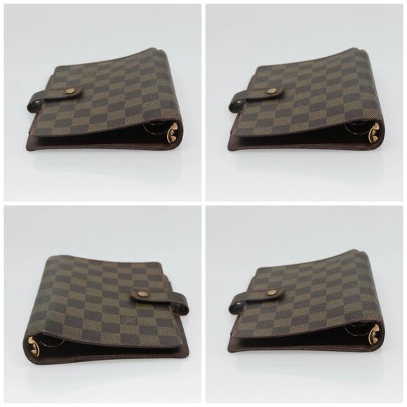 LOUIS VUITTON Damier Ebene Agenda MM Day Planner Cover R20240 LV Auth 130872 - Picture 16 of 16